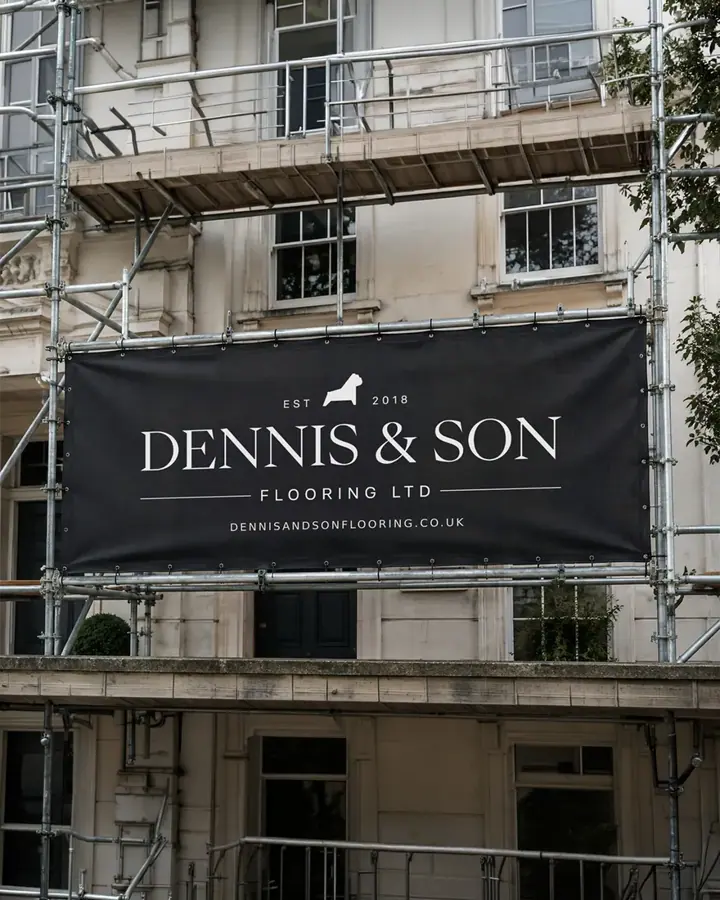 Dennis + Son Flooring branding