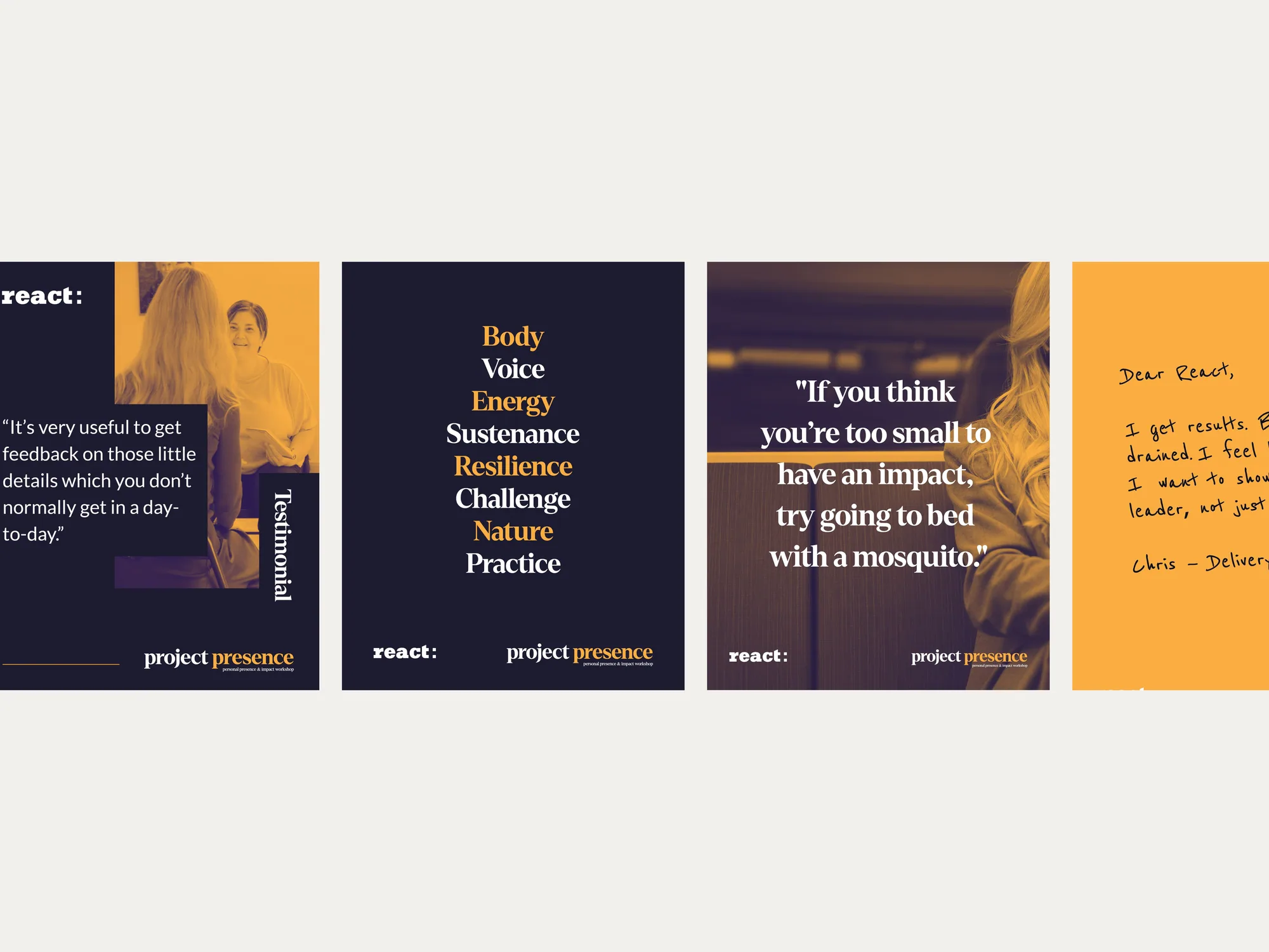 React: Acting for Business project image