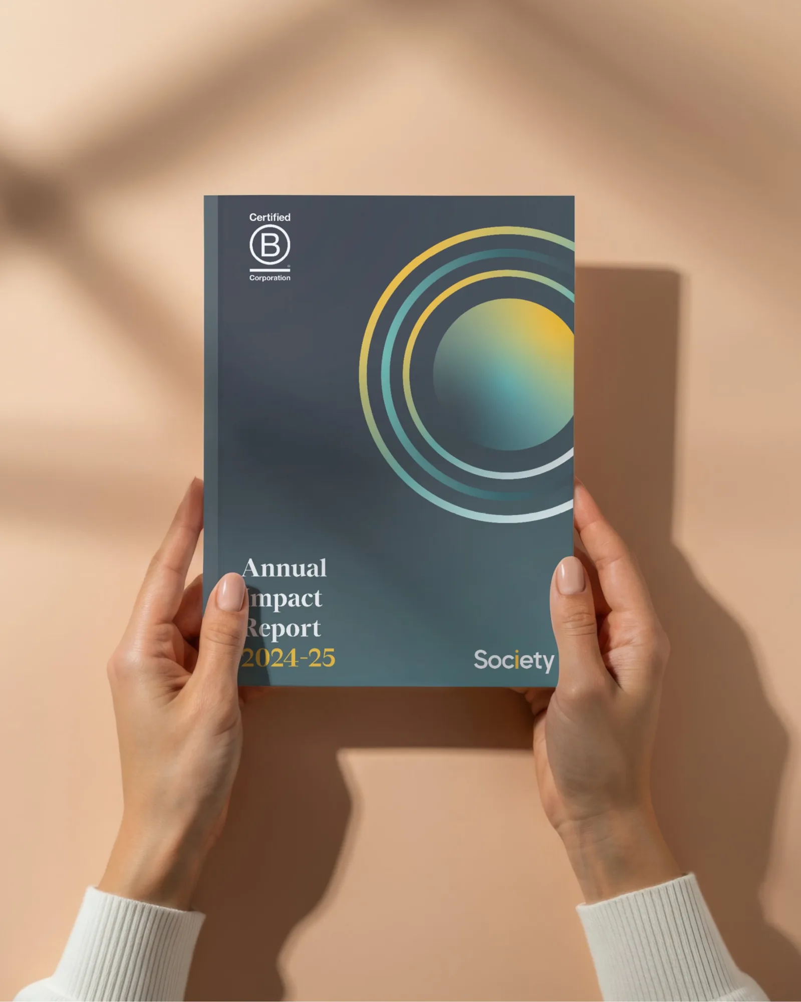 The cover of the Annual Impact Report 2024-25
