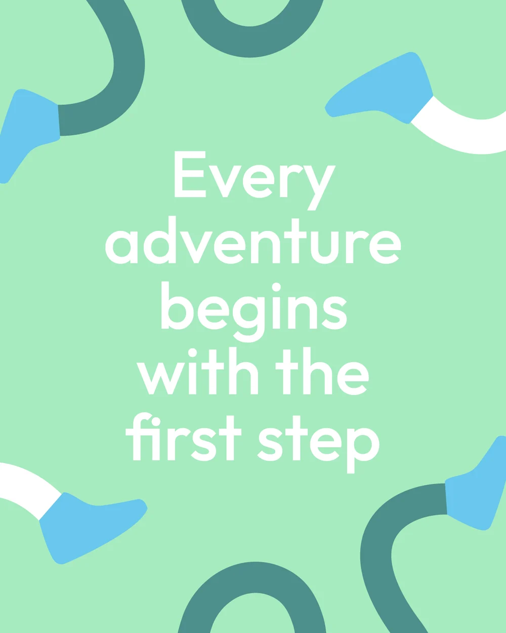 Every adventure begins with the first step, from the Stepping Out with Carers brand